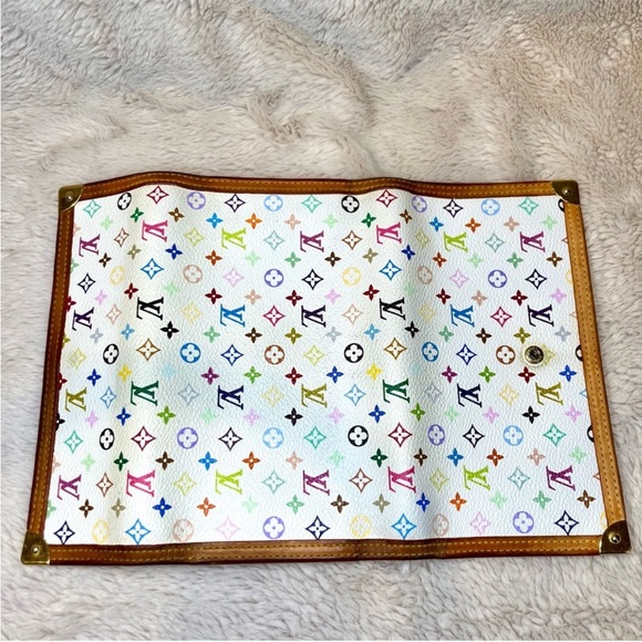 Louis Vuitton White Multicolor Porte Tresor International Wallet - Picture 11 of 14